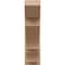 Ekena Millwork 8-in W x 28-in D x 28-in H Balboa Slat Rough Cedar Woodgrain TimberThane Outlooker, Primed Tan OUTUR080X28X28BOA24RCPR - alternate 4